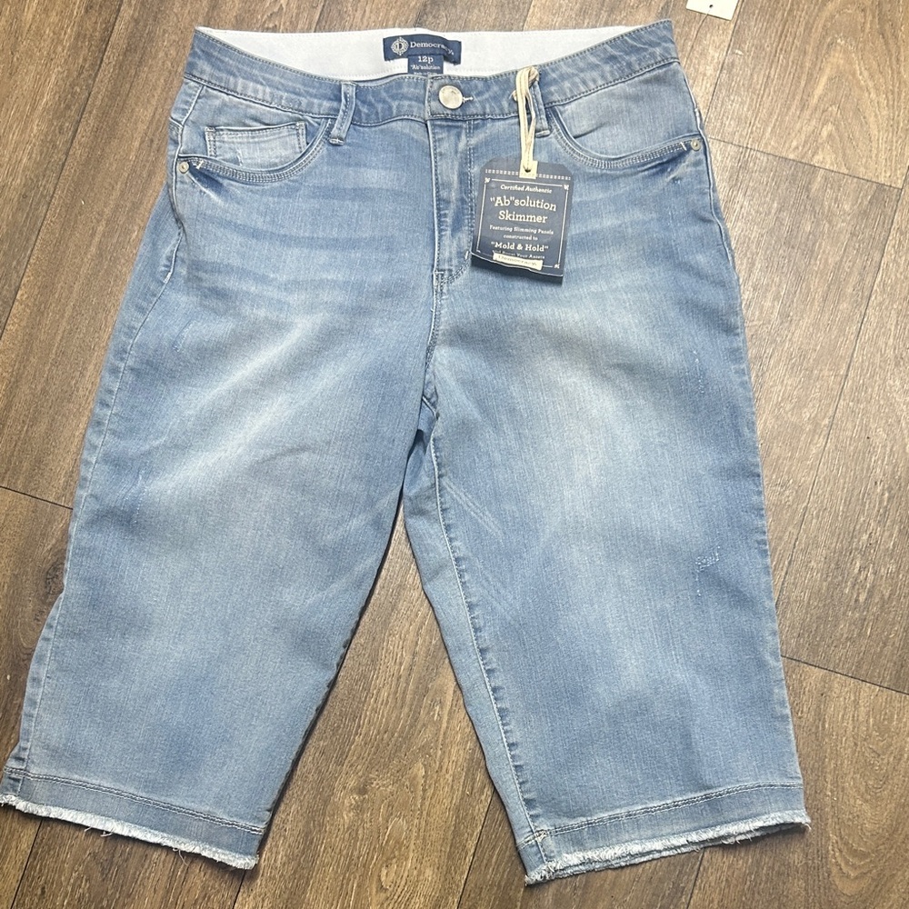 Democracy Light Blue Women's Bermuda Shorts